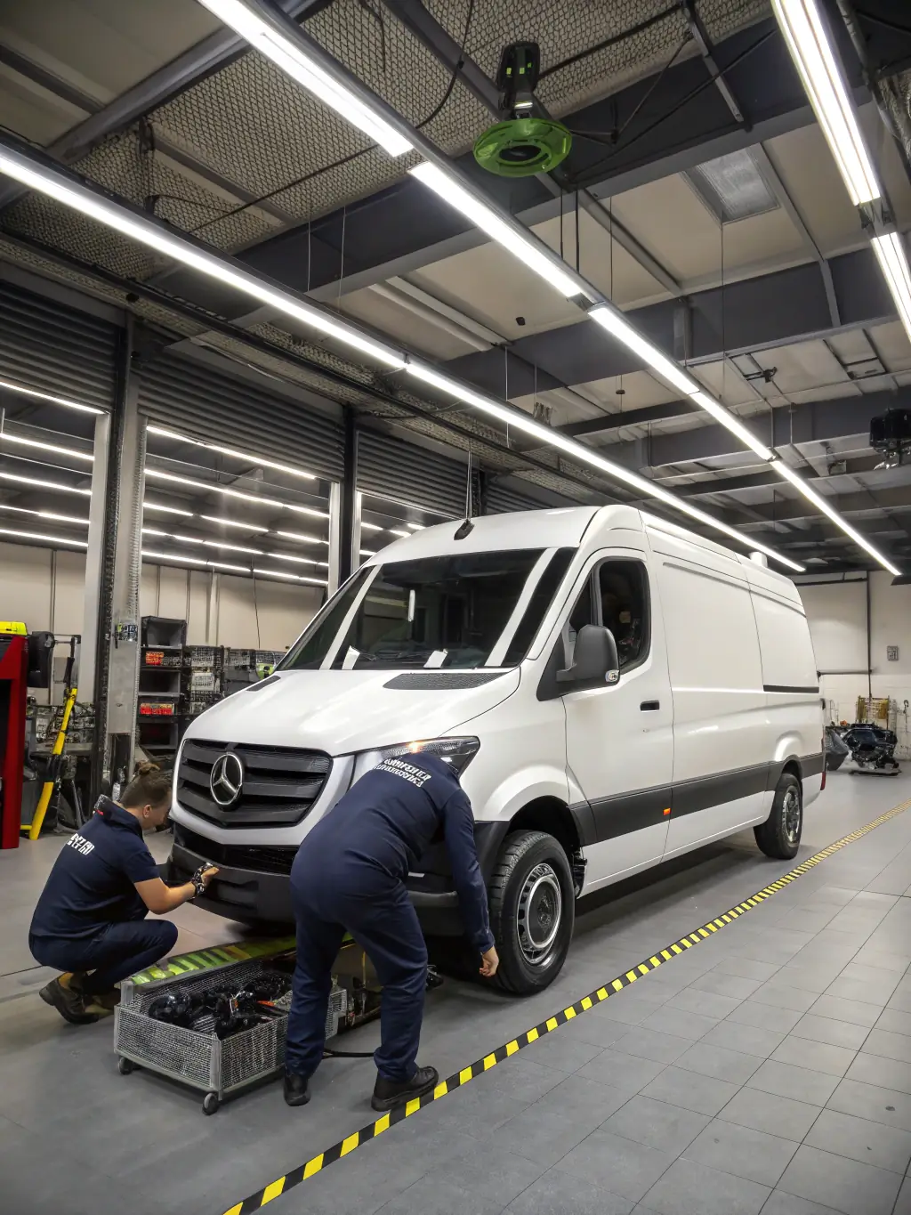 A K & R Quality Auto Repair service van on the road, symbolizing the reliable and prompt service provided to customers.